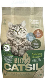 Produktbild von Bio-Catsil Katzenstreu unparfümiert Pflanzenstreu 2 x 20 l (ca. 20,8 kg) - 2 x 20 l