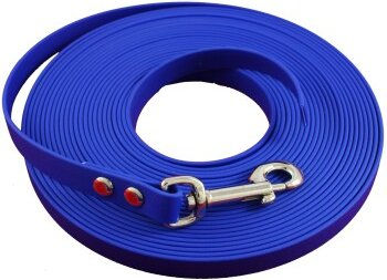 bio-leine Biothane Schleppleine dunkelblau 7,5 m waterproof für mittlere Hunderassen - 7,5 m – Bild 1 von 2
