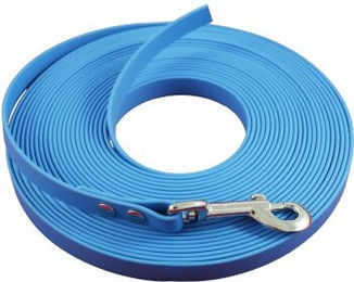 Produktbild von bio-leine Biothane Schleppleine für große Hunde ab 35 kg hellblau 20 m waterproof - 20 m