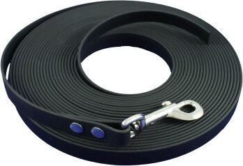 Produktbild von bio-leine Biothane Schleppleine schwarz 20 m für große Hunde ab 35 kg waterproof - 20 m