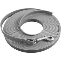 Produktbild von bio-leine Biothane Schleppleine Urban Grau 15 m waterproof für mittlere Hunderassen - 15 m