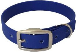Produktbild von bio-leine Hundehalsband aus Biothane dunkelblau waterproof