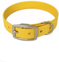 Produktbild von bio-leine Hundehalsband aus Biothane in Gelb waterproof