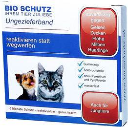 Produktbild von Bio Schutz Ungezieferband für Katzen bordeauxrot 1 Stück