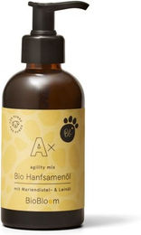 BioBloom Bio Hanfsamenöl mit Mariendistel- und Leinöl als Haut-Fell-Supplement 200 ml – Bild 1 von 1