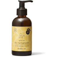 Produktbild von BioBloom Bio Hanfsamenöl mit Mariendistel- und Leinöl als Haut-Fell-Supplement 200 ml