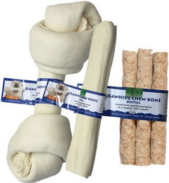 Biofood Kauknochen Rawhide Dental ohne Konservierungsstoffe für Hunde 2 Stück – Bild 1 von 1