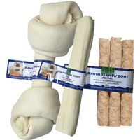 Produktbild von Biofood Kauknochen Rawhide Dental ohne Konservierungsstoffe für Hunde 2 Stück