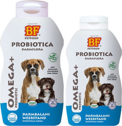 Biofood Omega+ Probiotic Bio Flüssigpräparat für Magen-Darm-System und Haut & Fell 500 ml – Bild 1 von 2