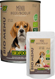 Biofood Organic Menu Rind Hundefutter 14 x 150 g – Bild 1 von 1