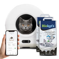 Produktbild von Biokat's C1000 Automatisches Katzenklo Selbstreinigende Katzentoilette mit App-Steuerung XXL Weiß