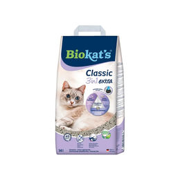 Biokat's Classic 3in1 Extra Katzenklumpstreu mit Aktivkohle 14 l - 14 l – Bild 1 von 8