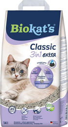 Produktbild von Biokat's Classic 3in1 Extra Katzenklumpstreu unparfümiert 2 x 14 l - 2 x 14 l