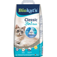 Produktbild von Biokat's Classic 3in1 Fresh Katzenklumpstreu Baumwollblüte 10 l - 10 l