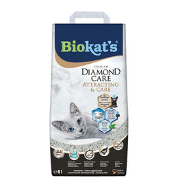 Produktbild von Biokat's Diamond Care Attracting & Care Katzenstreu 8 Liter