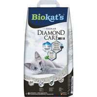 Produktbild von Biokat's Diamond Care Classic Katzenstreu mit Aktivkohle und Aloe Vera 8 l - 8 l