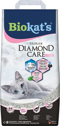 Biokat's Diamond Care Classic Katzenstreu mit Aloe Vera 2 x 8 Liter – Bild 1 von 4