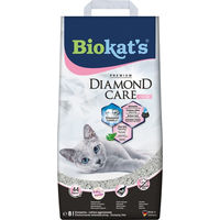 Produktbild von Biokat's Diamond Care Classic Katzenstreu mit Aloe Vera 2 x 8 Liter