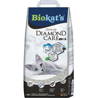Produktbild von Biokat's Diamond Care Classic Katzenstreu unparfümiertes Klumpstreu mit Aktivkohle und Aloe Vera 10 l - 10 l
