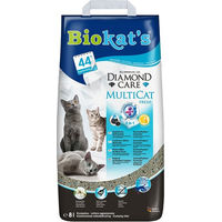 Produktbild von Biokat's Diamond Care MultiCat Fresh Katzenklumpstreu mit Aktivkohle 8 Liter - 8 l
