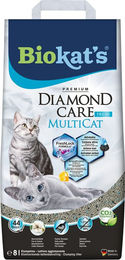 Biokat's Diamond Care MultiCat Klumpstreu für Katzen 2 x 8 Liter – Bild 1 von 4
