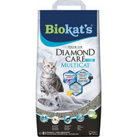 Produktbild von Biokat's Diamond Care MultiCat Klumpstreu für Katzen 2 x 8 Liter