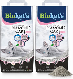 Biokat's Diamond Fresh Katzenklumpstreu Babypuder 2 x 8 L – Bild 1 von 1