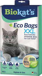 Produktbild von Biokat's Eco Bags XXL Hundekotbeutel Bunt 12 Stück