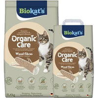 Produktbild von Biokat's Organic Care Wood Fibres Katzenstreu aus Holzfasern 11,4 kg