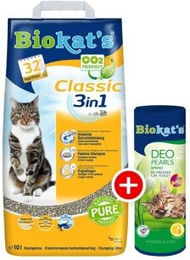 Produktbild von Biokat's Probierpaket mit Klumpstreu und Deo für Katzen - 10 l