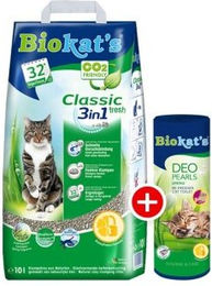 Produktbild von Biokat's Probierpaket mit Klumpstreu und Deo für Katzen - 2 x 10 l