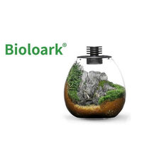 Produktbild von Bioloark Wabi Kusa Bio Bottle PD170 Mini Terrarium mit Beleuchtung und transparentem Design