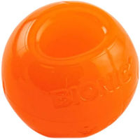 Produktbild von Bionic Hundeball aus Gummi in Orange Größe M - 6,7 cm