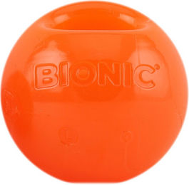 Bionic Hundespielzeug Ball aus Gummi Orange Größe M – Bild 1 von 8