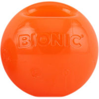 Produktbild von Bionic Hundespielzeug Ball aus Gummi Orange Größe M