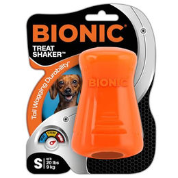 Bionic Hundespielzeug Treat Shaker Intelligenzspielzeug aus Gummi Größe S Orange – Bild 1 von 12