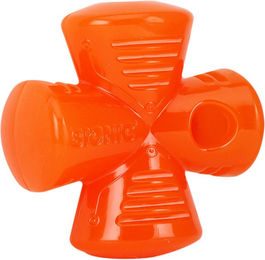 Bionic Stuffer Hundespielzeug aus Gummi Orange 12,5cm – Bild 1 von 6