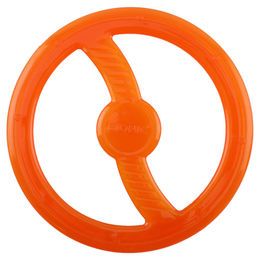 BIONIC Toss-N-Tug Ring Hundespielzeug aus Gummi Orange – Bild 1 von 2