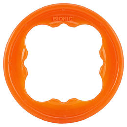 Bionic Toss-N-Tug Turbo Hundespielzeug aus Gummi Orange – Bild 1 von 10