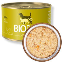 Produktbild von BIOPUR Bio-Hundefutter Huhn für Adult, glutenfrei und sensitive, 400 g Dose - 12 x 400 g