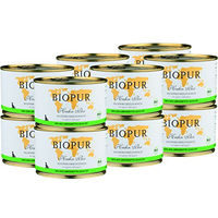 Produktbild von BIOPUR Bio Hundefutter Huhn Monoprotein Flocken 12x380g - 12 x 380 g