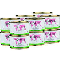 Produktbild von BIOPUR Bio Hundefutter Schaf mit Nudeln und Karotten 12x400g - 12 x 400 g