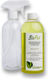 Produktbild von BIOPUR Biolopur Geruchsentferner Konzentrat mit Sprühflasche Set 500 ml