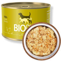 Produktbild von BIOPUR Premium Bio Hundefutter Huhn mit Nudeln und Karotten Adult Nassfutter Stückchen in Sauce 12x400 g - 12 x 400 g