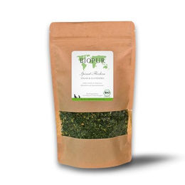 BIOPUR Tiernahrung Bio Spinat-Flocken 100g als glutenfreie Nahrungsergänzung für Hunde und Katzen - 100 g – Bild 1 von 2