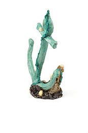biOrb 46139 Anker Ornament Figur und Höhle in Grün/Türkis für Süßwasser- und Meerwasseraquarien – Bild 1 von 4