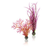 Produktbild von biOrb Aquarium Kunstpflanzen Set Rot und Rosa Mittelgroß