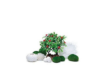 Produktbild von biOrb Decor Set 15L Winter Aquariendekoration für Fische in Bunt - 15 l