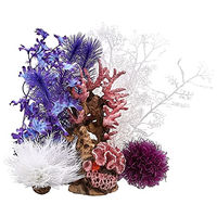 Produktbild von biOrb Decor Set 30L Pink Ocean Aquariendekoration mit Figur und Höhle für Meerwasser