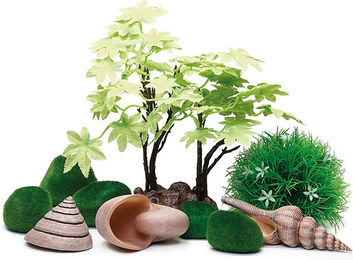 biOrb Decor Set Sommer Aquariendekoration mit Figur und Höhle für Fische 15L - 15 l – Bild 1 von 3